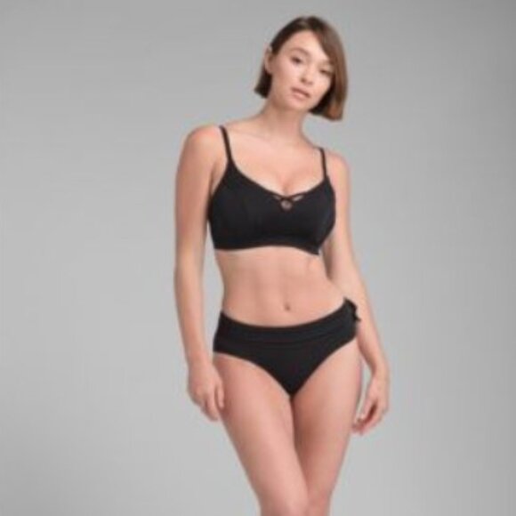 Prana Carina Top / DD-Cup Black Solid W11191270 - Picture 2 of 4